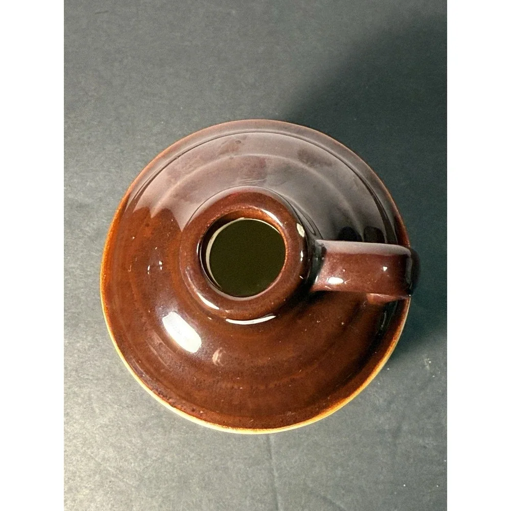 Vintage Vermont Maple Syrup Jug Lion's Lair Pittsford VT Stoneware
